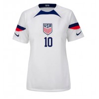 Fotbalové Dres Spojené státy Christian Pulisic #10 Dámské Domácí MS 2022 Krátký Rukáv